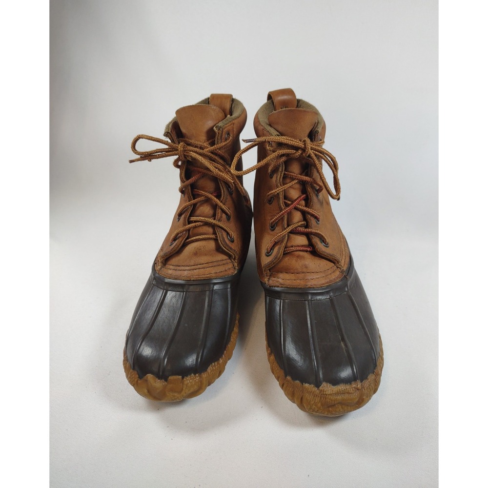 LaCrosse Brown Suburban Vintage Utility Rain Duck Boot Leather Upper Women's 6